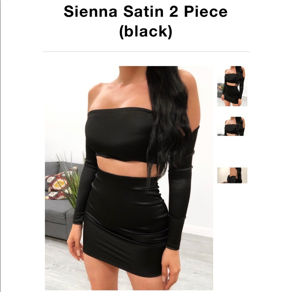 Sienna Satin 2 Piece set from Laura’s boutique